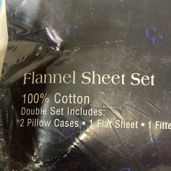 Charter Collection the Bay HBC stripes FLANNEL sheet set full - Picture 2 of 5